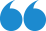 double quotation mark icon in blue